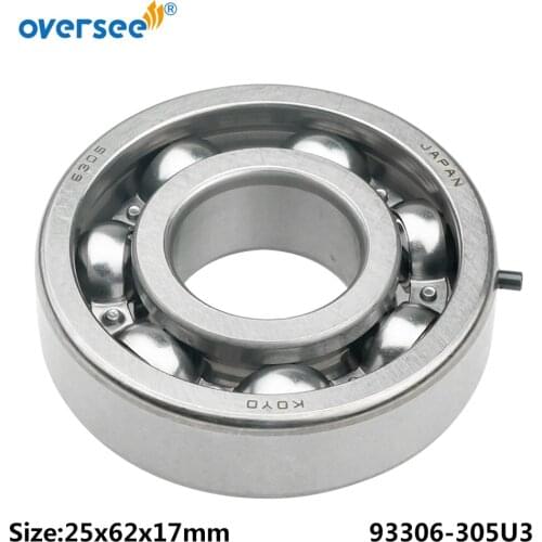 93306-305U3 Ball Bearing With Pin For Yamaha Outboard Motor Tohatsu 20HP 30HP 3C8-00114-0