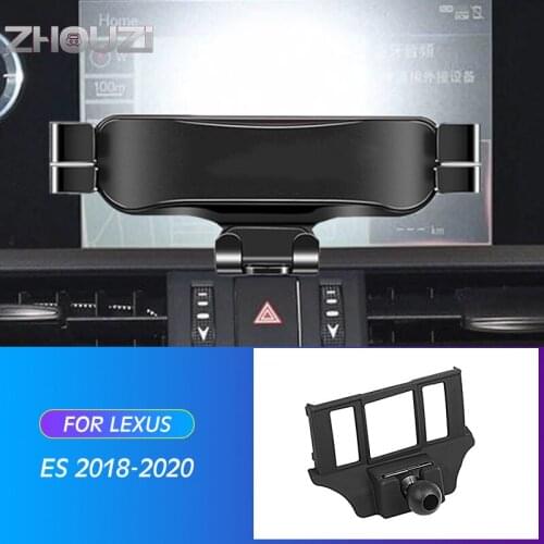 Car Mobile Phone Holder For Lexus ES200 ES260 ES300h 2018 2019 2020 Mounts Stand GPS Gravity Navigation Bracket Car Accessories