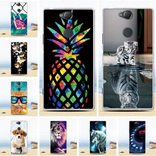 Phone Cases For Sony Xperia XA2 Plus Case Silicone Soft Cover Cute Animal Pattern Phone Coque For Sony Xperia XA2 Plus Case