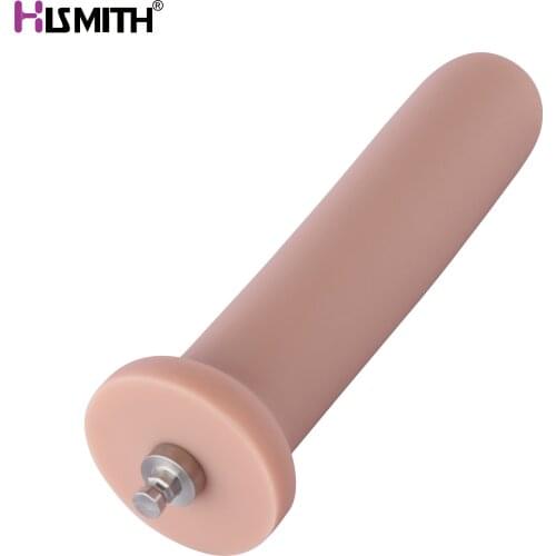 HISMITH Smooth Silicone dildo anus sex toy vaginal KlicLok System Sex Machine Accessories 4cm Diameter Stick massager anal toys