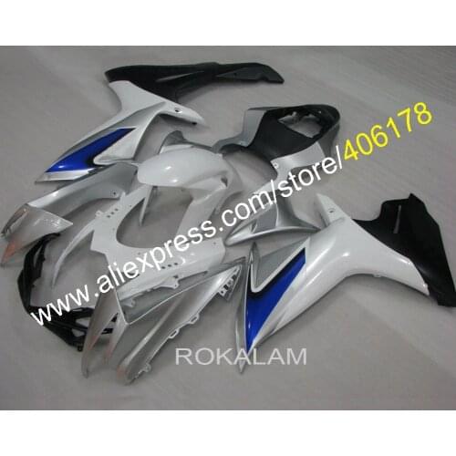K11 GSXR600 GSXR750 For Suzuki GSX-R600 750 2011 2012 2013 2014 2015 2016 Blue White Fairing Kit (Injection Molding)