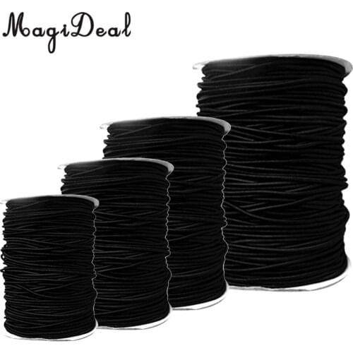MagiDeal Heavy Duty 8mm 1/3/5/10m Elastic Bungee Rope Shock Cord Tie Down for Boats Trailers Climbing Caving Kayaks Caravans