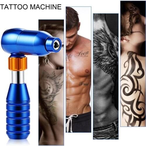 Tattoo Machine Aluminum Alloy Lightweight Tattoo Motor Stylish No Noise Audio Interface Makeup Machine For Body Eyebrow Tool