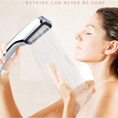 K1KA High Pressure Shower Head Modern Luxury Showerhead Filter ABS Material Sprayer 300 Holes