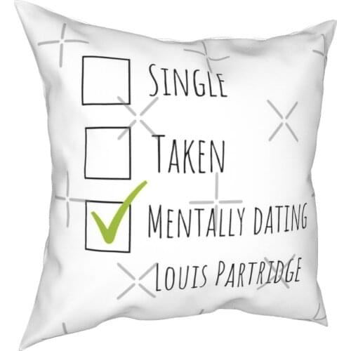 Mentally Dating Louis Partridge Pillow Case Cover Rectangular Cushion Cover Cover Pilow