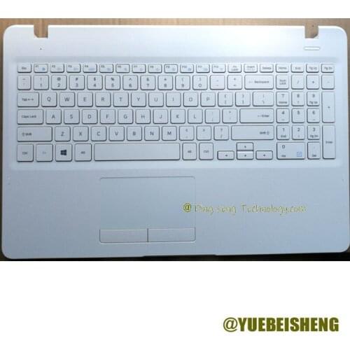 New/org For Samsung NP 300E5K NP300E5K NP3500EM NP300E5L 300E5L 3500EL Palmrest US keyboard upper cover Touchpad,White