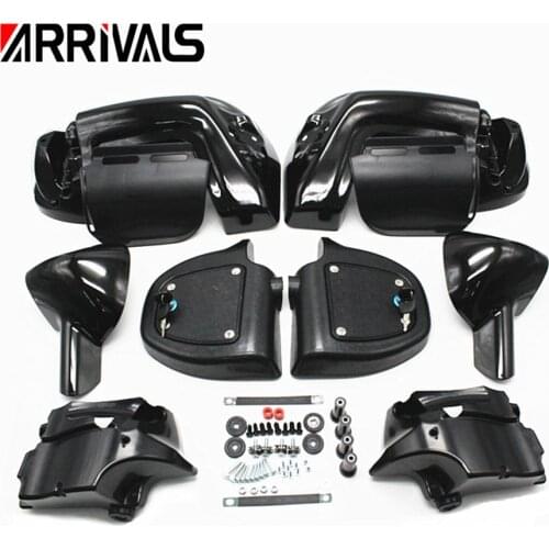 Painted ABS Lower Leg Vented Fairing For Harley Touring Models Street Electra Glide Road King FLT FLHT FLHRC 1983-2013