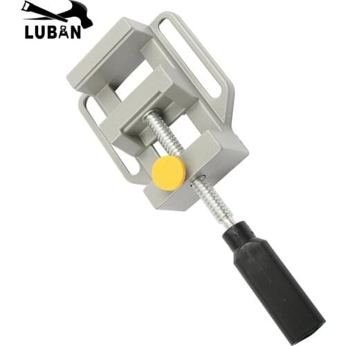 Aluminum Alloy Flat Vise For Electric Drill Stand 8010 Tongs Mini Home Use Flat Tongs Bench Vise