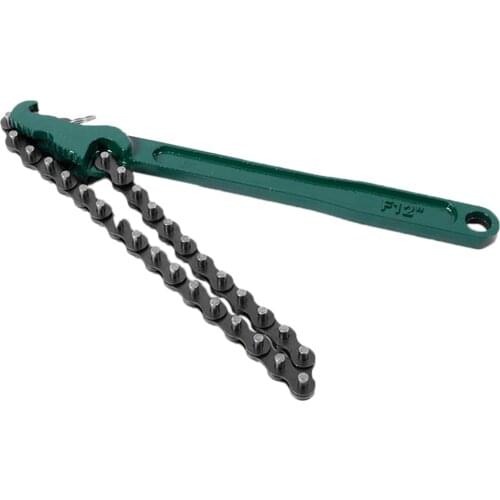 Adjustable Oil Filter Wrench Remover Chain Type Spanner Repair Tool 40-150mm