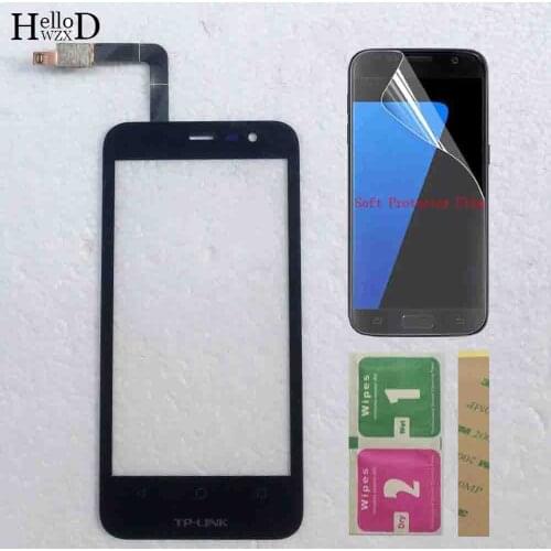 4.5'' Phone Touch Panel For TP-Link Neffos Y5L Touch Screen Glass Digitizer Panel Front Glass Tools Tape Protector Film