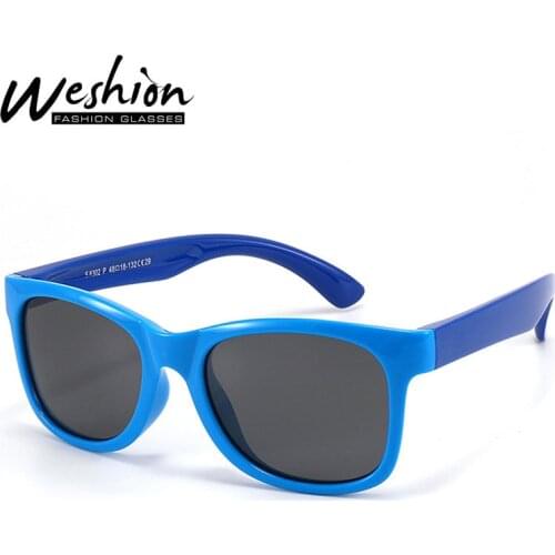 New Polarized Kids Sunglasses Boys For 2-8 Years Cute Children Girls Sun Glasses Silicone Flexible Frame Glasses Accessories