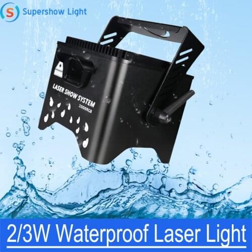 Outdoor 3W Waterproof Full Color RGB Laser Animation Pattern Effect Light For DJ Disco Stage Bar Music Festival Water Park Party