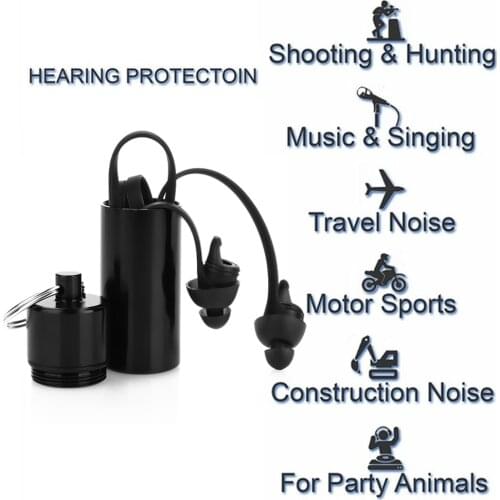 Earplugs Noise Reduction Profession Sleep Anti Canceling Music Sound Insulation Earplug Protection Sleeping Reusable Ear Plugs