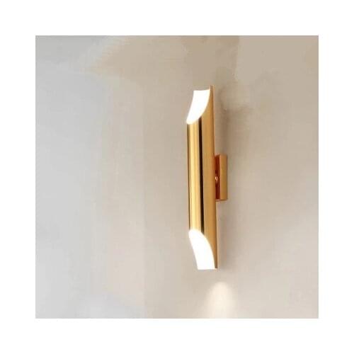 Gold Nordic Post Modern Wall lamp Minimalist Luxury Style Designer Model Room Living Room Background Wall Bedroom Bedside Lamp