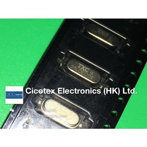 10pcs/lot 25.000 MHZ 25MHZ HC-49S SMD2 25.0ECOE
