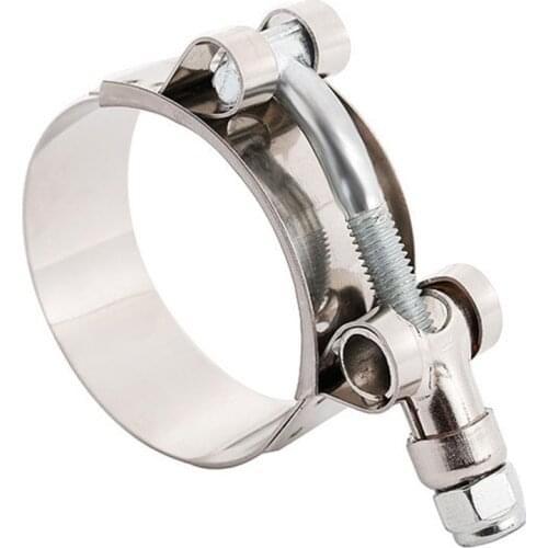 2" 2.25" 2.5" 3" Inch T Bolt Clamp T Hose Pipe Clamp Stainless Steel T-Bolt Turbo Silcone Hose Clamp 35-103mm T Clamps Clip