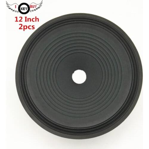 2 Pieces 12 Inch Loudspeaker Wave Three Fold Line Cloth Edge Thickened Paper Cones 293mmx278mmx245mmx39.5mm Bass Accessories