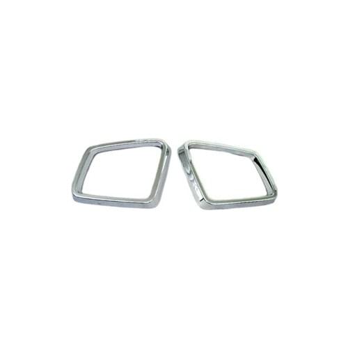 Chrome Side Mirror Cover Frame L&R 2PCS Brand New for Mercedes Benz W166 ML Class for X166 GL Class Durable