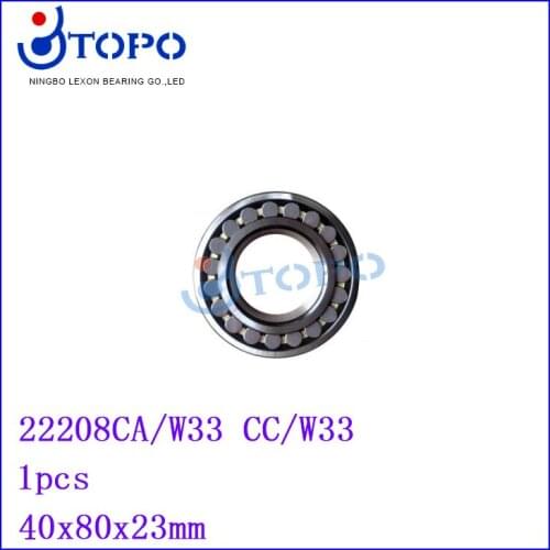40*80*23 Spherical roller bearings 22208CC/W33 22208CA/W33