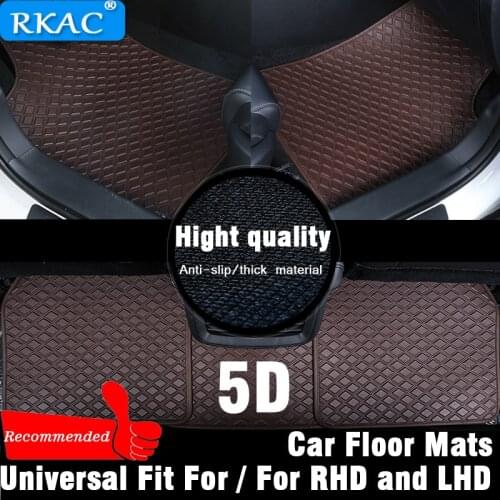 5D leather high quality RHD LHD UNIVERSAL FIT FOR Car Floor Mats Carpet mat For fiat 500x freemont palio 500l albea panda carpet