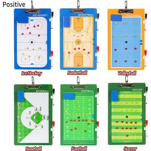 Basketball Soccer Tactical Board Portable Trainning Assisitant Football Baseball Volleyball Soccer Tactic Board Teaching Board