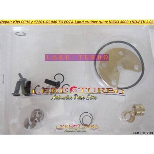 Free Ship Turbo Repair Kit Rebuild CT16V 17201-OL040 17201-30110 Turbocharger For TOYOTA Landcruiser Hilux 1KD 1KD-FTV 3.0L D4D