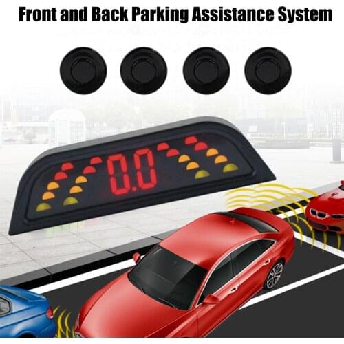 Wireless LCD Monitor Screen Buzzer Black/White/Grey 12V Car Parking Sensor Radar Ultrasonic Alarm Parking Assist