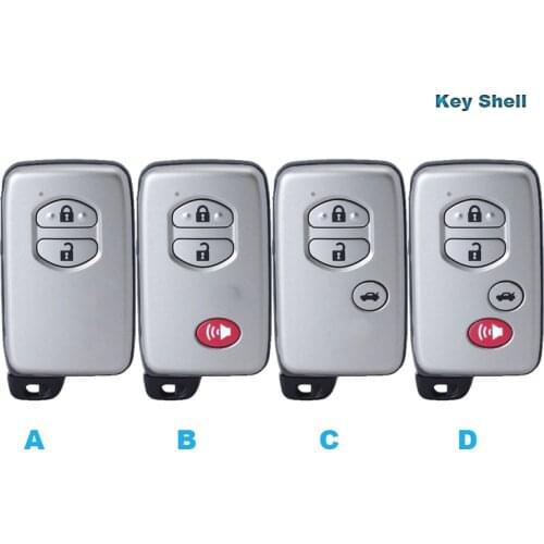 KEYECU Smart Remtoe Key Shell Case Fob for 2007 2008 2009 2010 2011 Toyota Camry