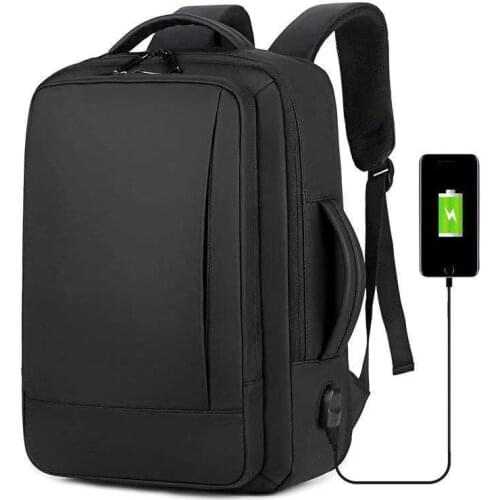 2021 Business Affairs Backpack Men 16.5 -Inch Laptop Backpack Rucksacks PU Waterproof Leisure Bags Multifunctional Travel Bag