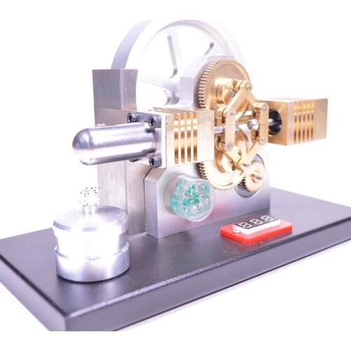 Hot Air Stirling Engine Electric Generator Heat Steam Power Physics Toy