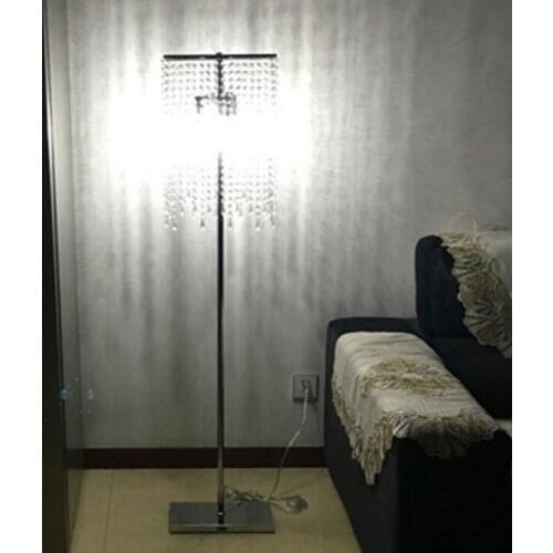 European crystal floor lamp bedroom simple living room floor lights vertical lighting fixture led lamps lighting lamps home LED