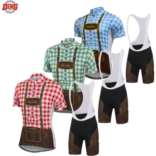 Summer NEW cycling jersey ropa Ciclismo set men short sleeve team bike wear jersey set hot classic roupa bib shorts Gel Pad MTB