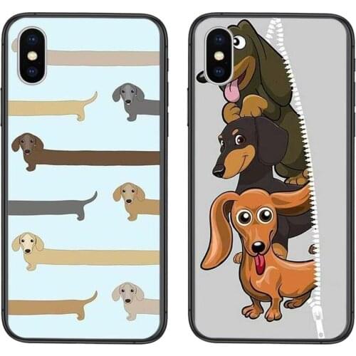 Soft TPU Phone Capa Dachshund Puzzle aliexpress For Galaxy Note 10 Lite 9 8 20 Pro A7 A8 2018 A10 M31 M51 A10S A11