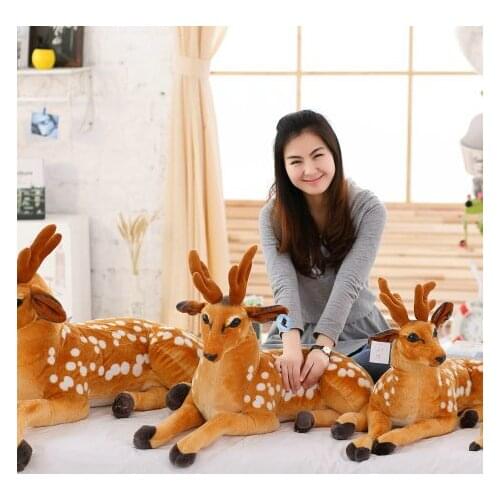 New Style 30-110CM Simulation Deer Plush Toys Doll Stuffed For Kids Baby Childrens Birthday Gift