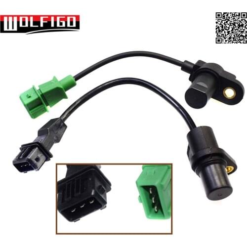 New Camshaft &Crankshaft Position Sensors Set for Hyundai Sonata Tucson PC371, 0410015, 3918037150, PC330, 1800348,PC371
