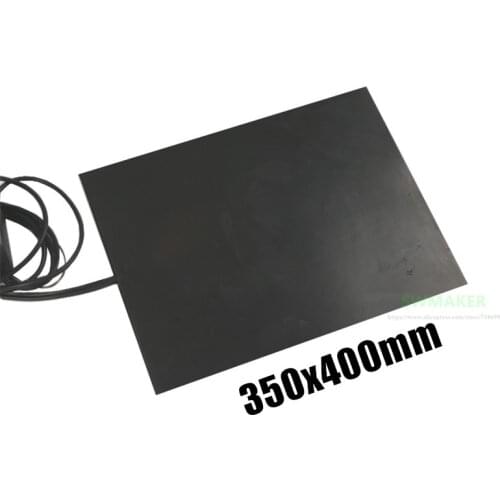 110V 220V 1000W 350x400mm 3D Printer Heat Bed Silicone Rubber Heater 350*400mm Electric Heating Pad Heatbed Build Plate