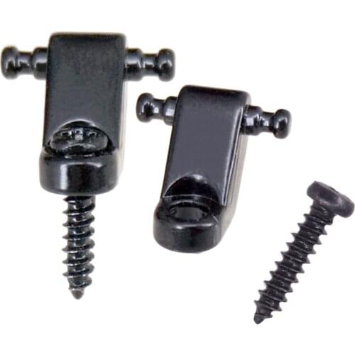 Durable 2pcs / Pack Electric Guitar Reel Tailpiece With Mounting Screws