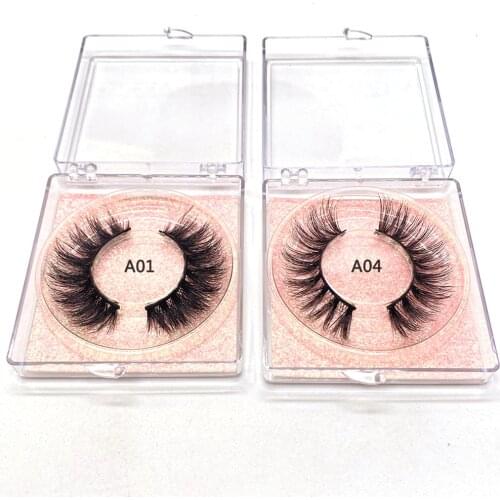 Eyelash Factory Direct Sales 3D Mink False Eyelashes Make Up Magnetic Foundation Makeup Brushes Lashes Packaging Faux Cils A04