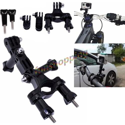 For Gopro Accessories Bike Bicycle Handlebar Mount Adjust Tripod for Go Pro Hero 3+ 4 5 6 Xiaomi Yi II 4K Sjcam SJ4000 Eken H9