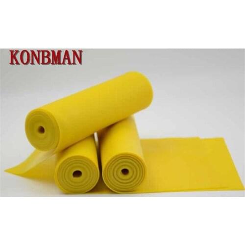 0.5mm 0.6mm 0.7mm*2m thickness slingshot rubber band tube yellow natural latex flat rubber band slingshot catapult
