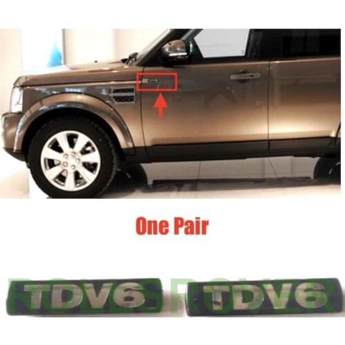 ROLLSROVER Front Fender Signal Light Replace TDV6 Letter For Discovery 3 4 LR3 LR4 Modification 2 PCS Pair