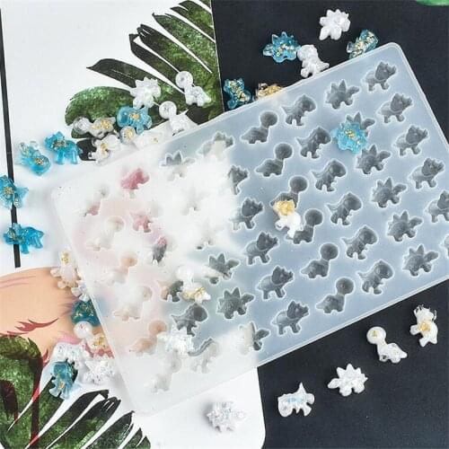 3D DIY Silicone Chocolate Cake Mould Dinosaur High Temperature Cartoon Children Baking Mold