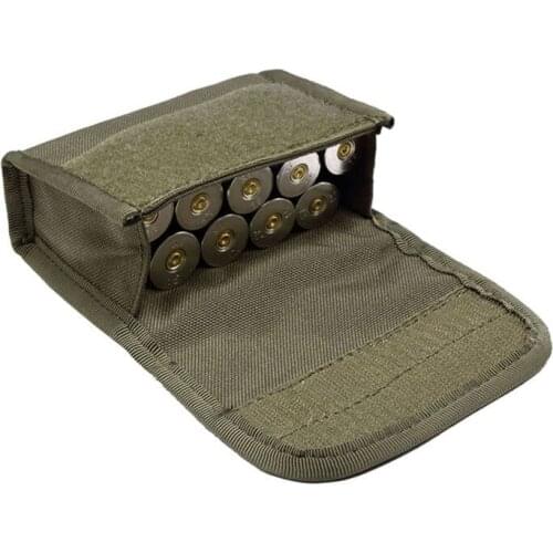 Tactical 10 Round bullets Holder Pouch Reload Molle Pouch For 12 Gauge/20G Magazine Pouch Ammo Round Cartridge Holder