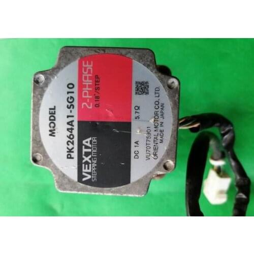 PK264A1-SG10 rater 10：1 stepper motor , used one , 90% appearance new , test goods , free shipping