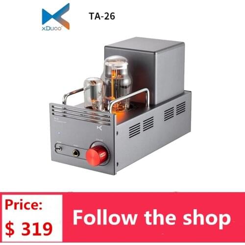 XDUOO TA-26 Headphone Amplifier High Performance Tube Amplifier Adopt 6N8P 6N5P Tube AMP