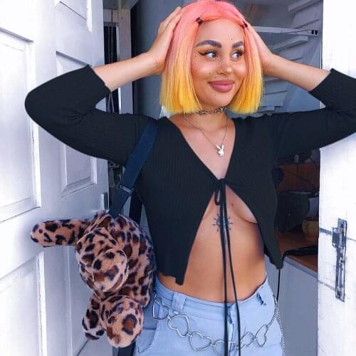 Spring Womens Knotted Front Tie Up Cropped Bolero Shrug Long Sleeve Crop Top Knit Sweater Cardigan Mujer Warm Soft Sweater Tops