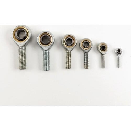 1pcs inner hole 5mm to 14mm male SA T/K POSA Right/Left Hand Ball Joint Metric Threaded Rod End Bearing For rod