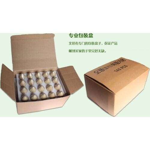 140 pcs moxa column acupuncture Moxibustion massage moxa stick with one base moxibustion instrument Ai column