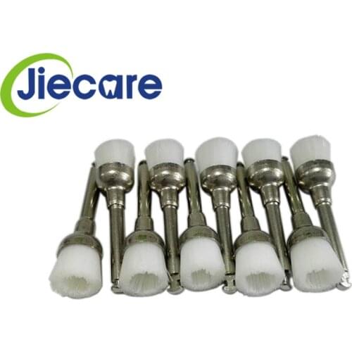 50 PCS/Bag High Quality New Dental Prophy Polishing Brush White Nylon Lat Type Dental Lab Product for Dentist Free Shipping