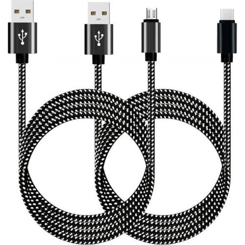 For Galaxy M21 S10 J4 A7 2018 A5 2017 Xiaomi Mi 9 Redmi 9C 9A 8A 7A 9S Note 8 7 6 pro Phone fast Charger Type C Micro usb cable